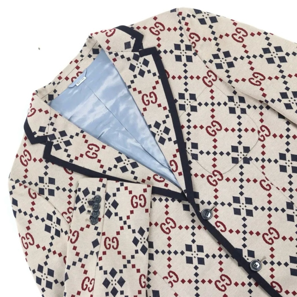 Gucci Monogram Blazer - image 3